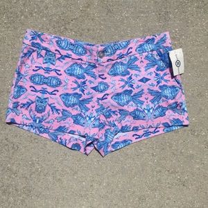 Kaeli Smith Fish Shorts With Pockets NWT